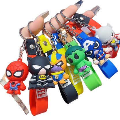 Llavero goma con lazo dibujitos