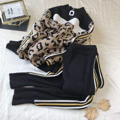 Conjunto mujer deportivo de hilo animal print