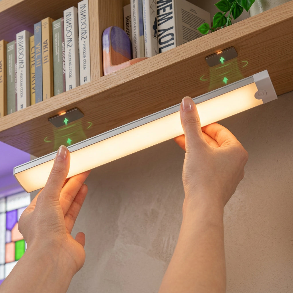 Luz LED Recargable Con Sensor De Movimiento