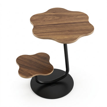 Mesa De Centro Nórdica Redonda Minimalista Para Sala