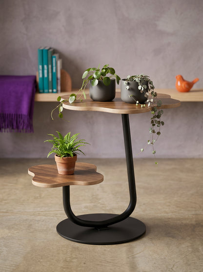 Mesa De Centro Nórdica Redonda Minimalista Para Sala