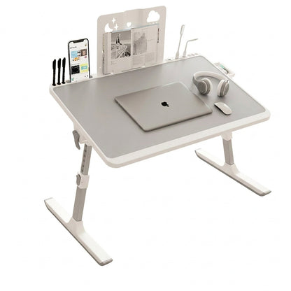 Mesa Plegable Elevable + ventilador + led  y Soporte. 