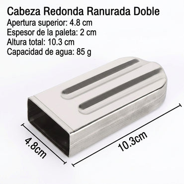 Molde de acero inoxidable para helado en barra 10 piezas