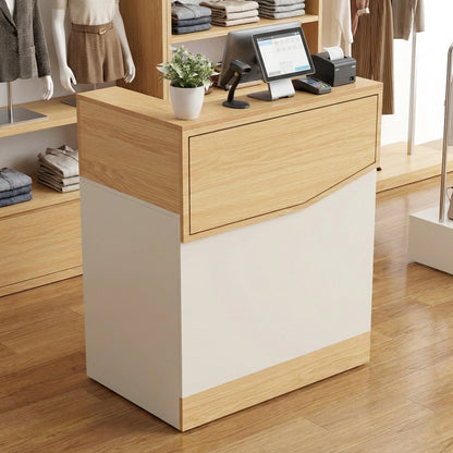 Mostrador De Recepción Nórdico Para Tiendas Y Salones De Belleza