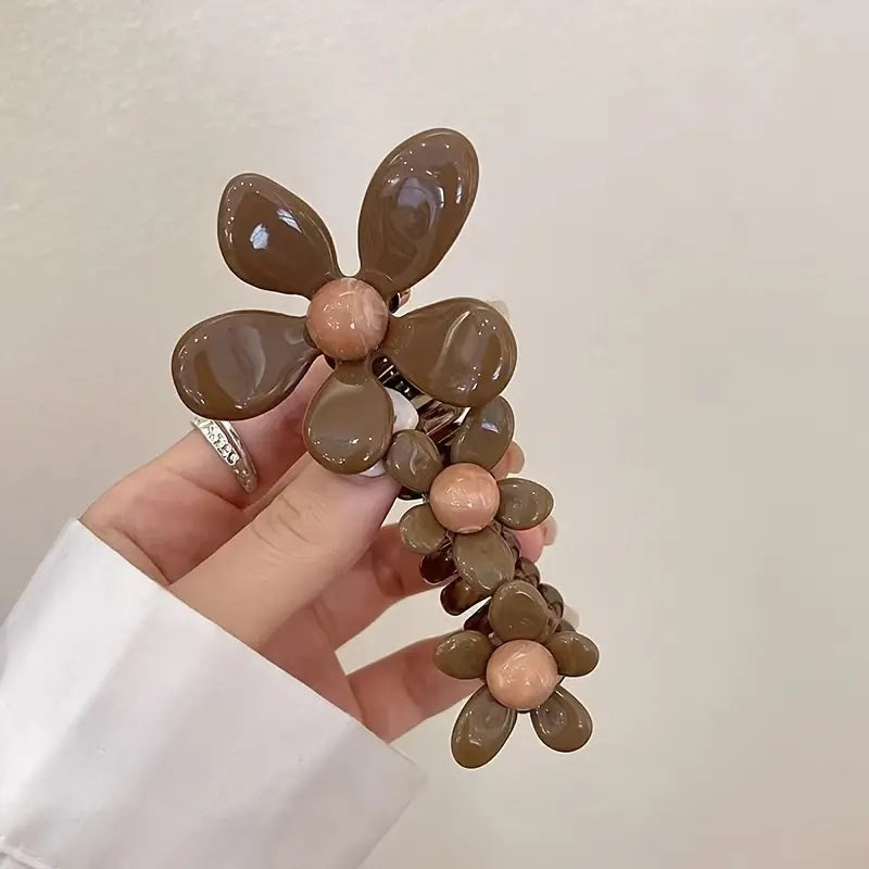 Broche de pelo espiral on flores