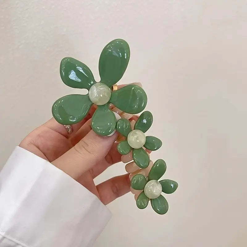 Broche de pelo espiral on flores