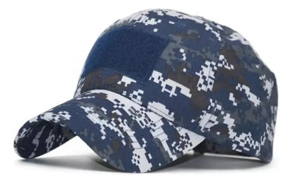 Gorra visera con parche camuflado