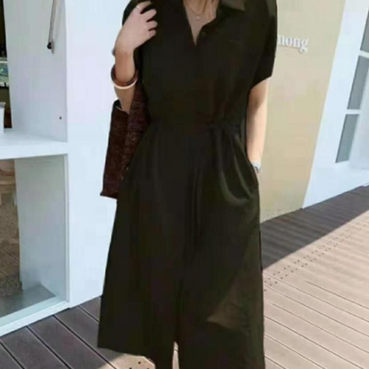 Vestido dama tunica lino