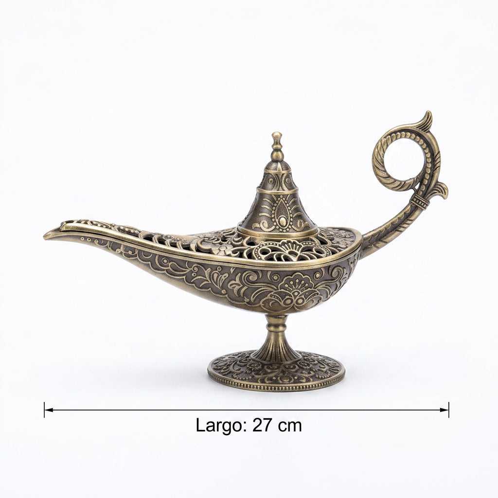 Quemador De Incienso Árabe Estilo Lámpara Antigua Metal Portavelas Decorativo Vintage Home Decor