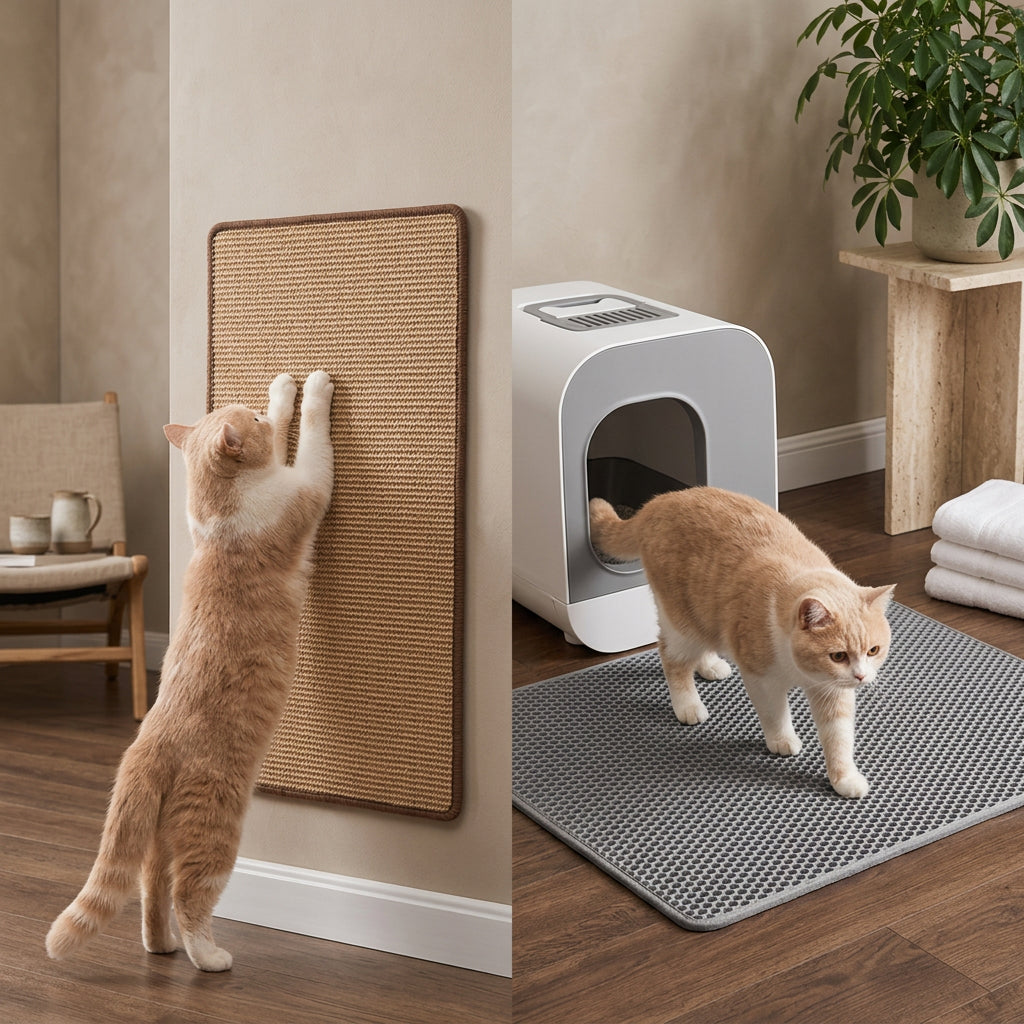 Rascador de gato para pared