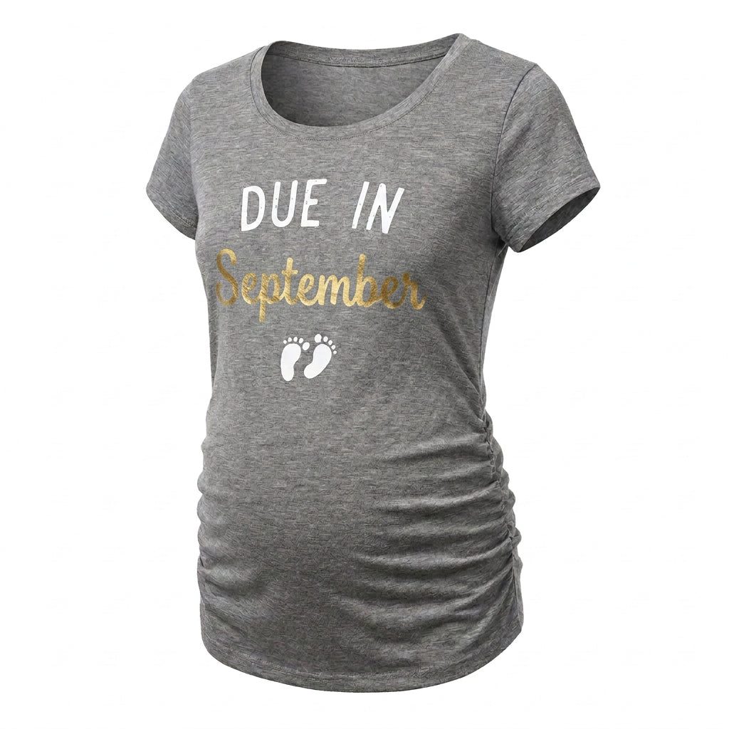 Remera dama maternal patitas