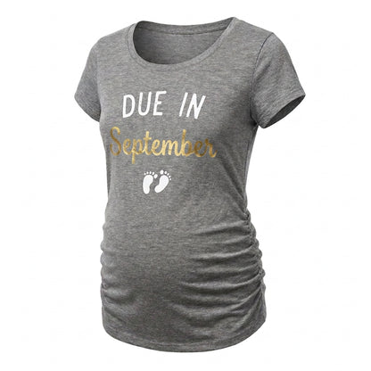 Remera dama maternal patitas