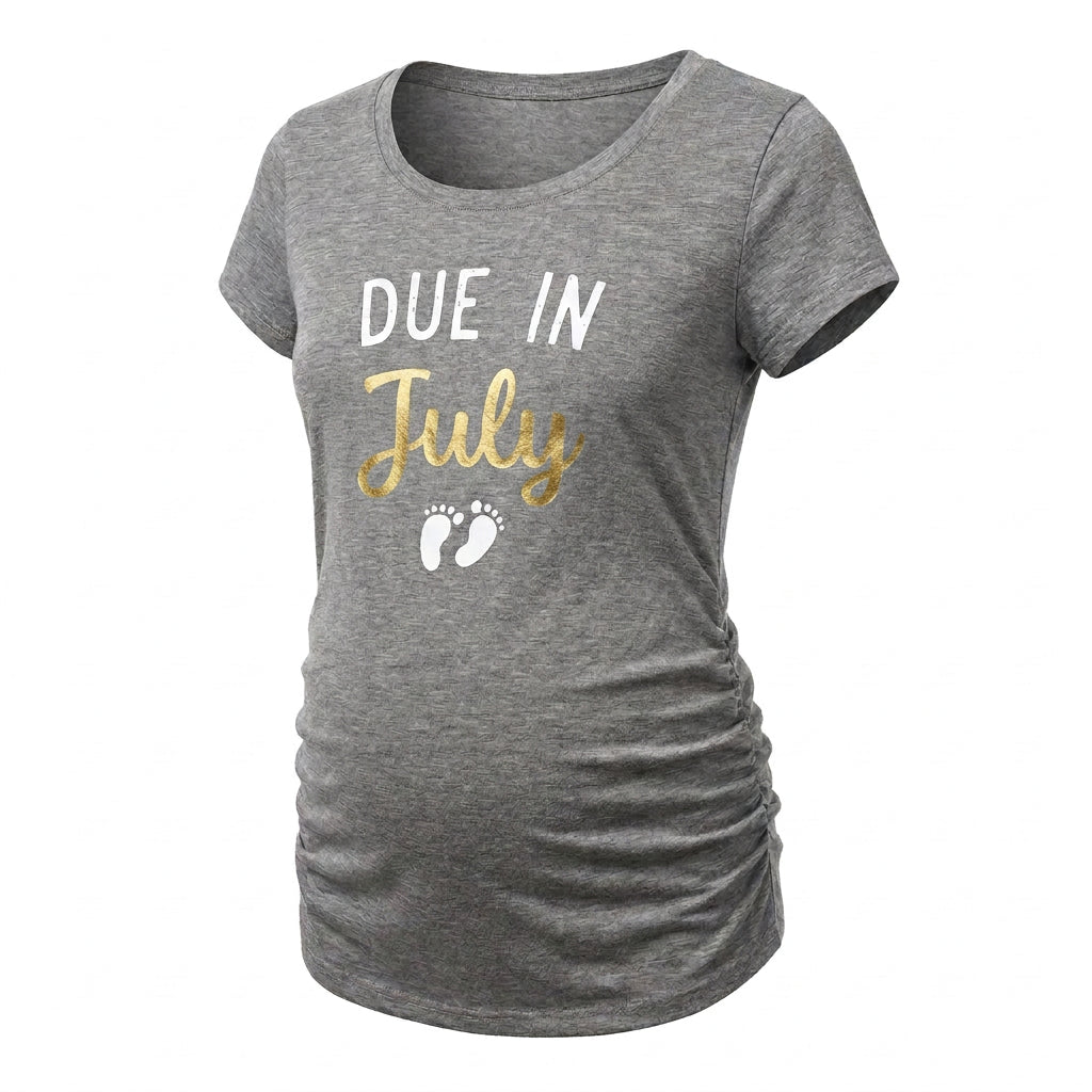 Remera dama maternal patitas