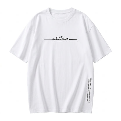 Remera de Hombre Moda Casual Holgada Letras Simple