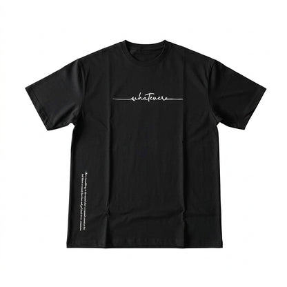 Remera de Hombre Moda Casual Holgada Letras Simple