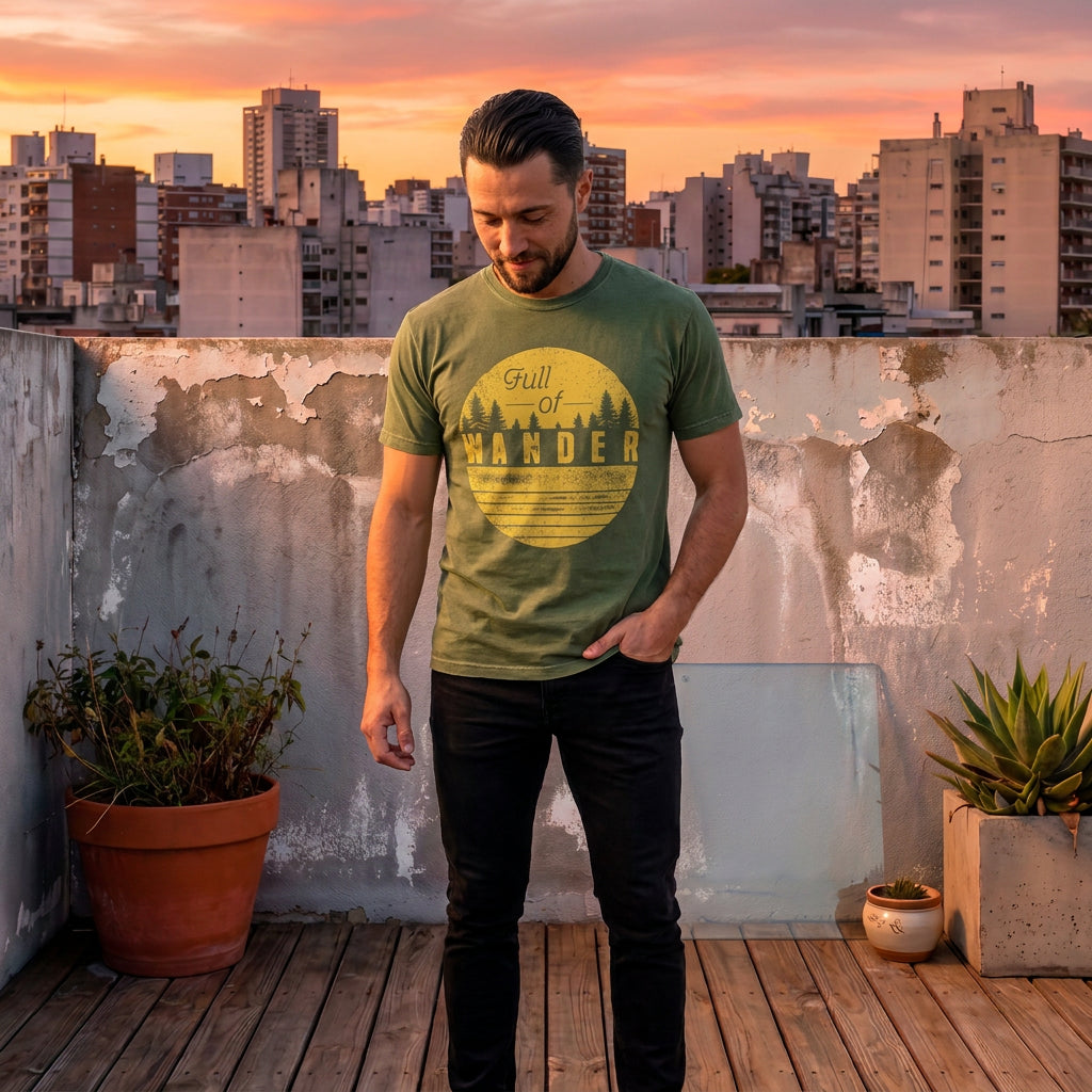 Remera hombre vintage Wander