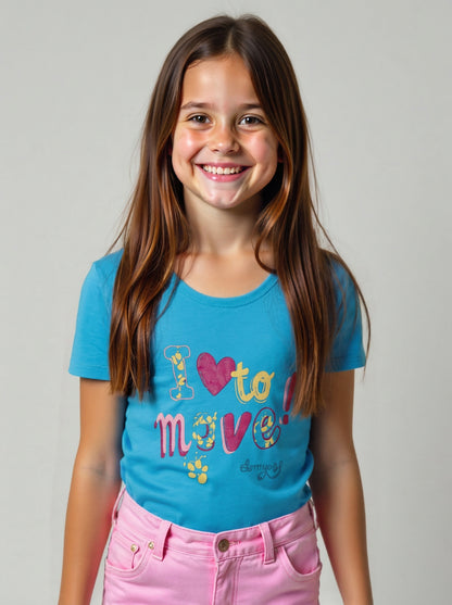 Remera niña Domyos i love