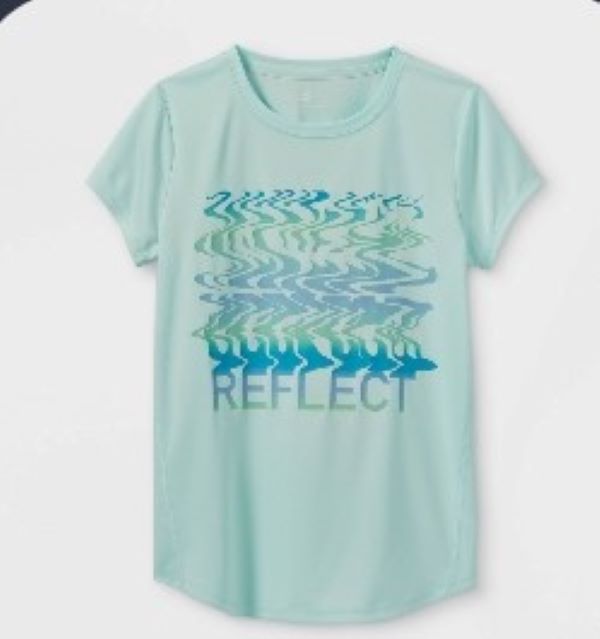 Remera niña MC All in Motion reflect