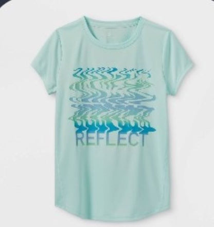 Remera niña MC All in Motion reflect