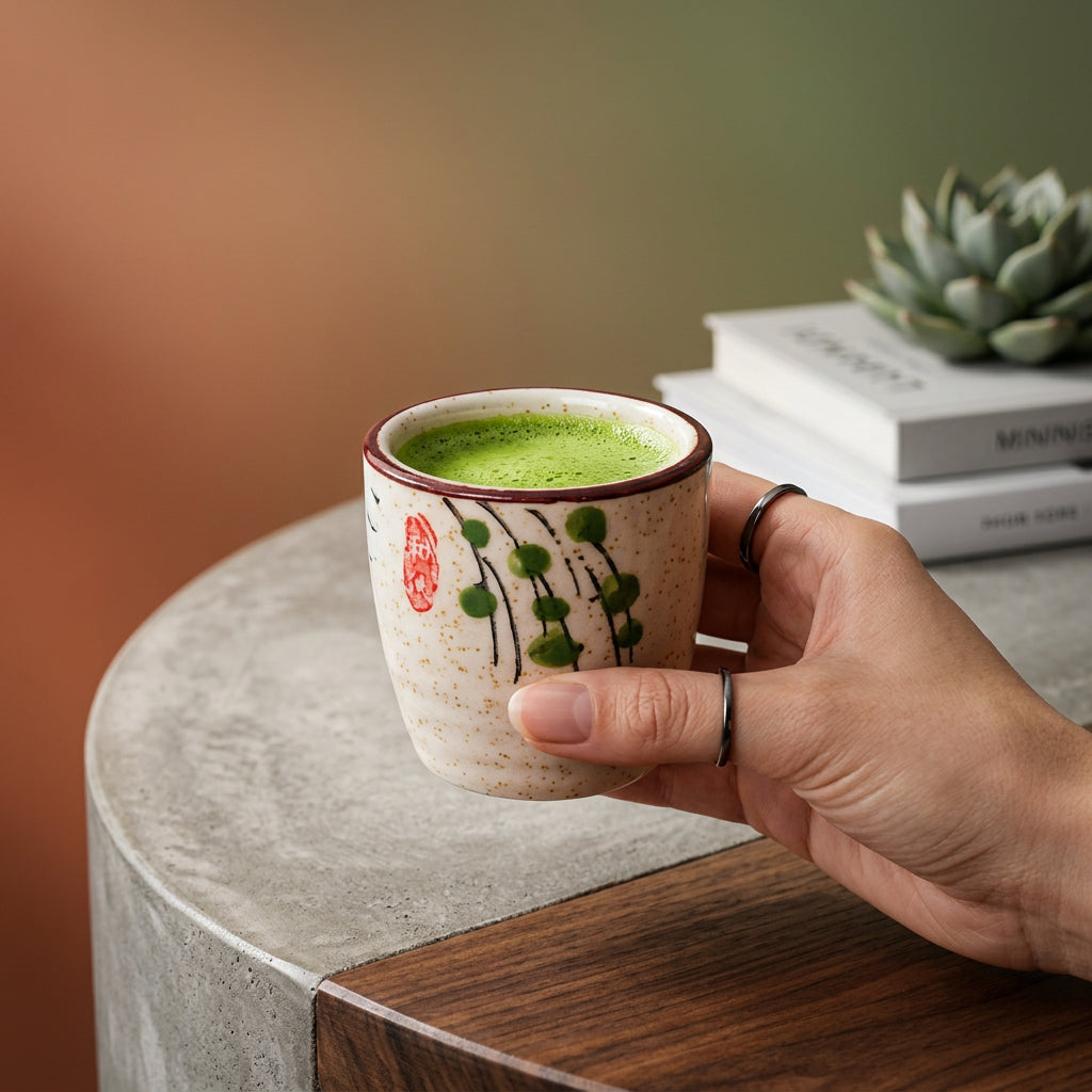 Taza de te Cerámica Retro de 50 ml estilo Japones