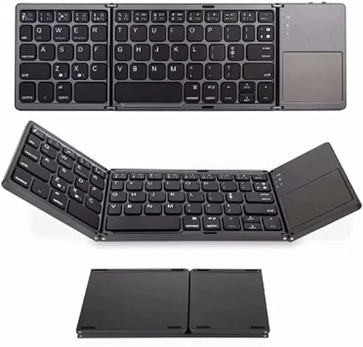 Teclado plegable negro