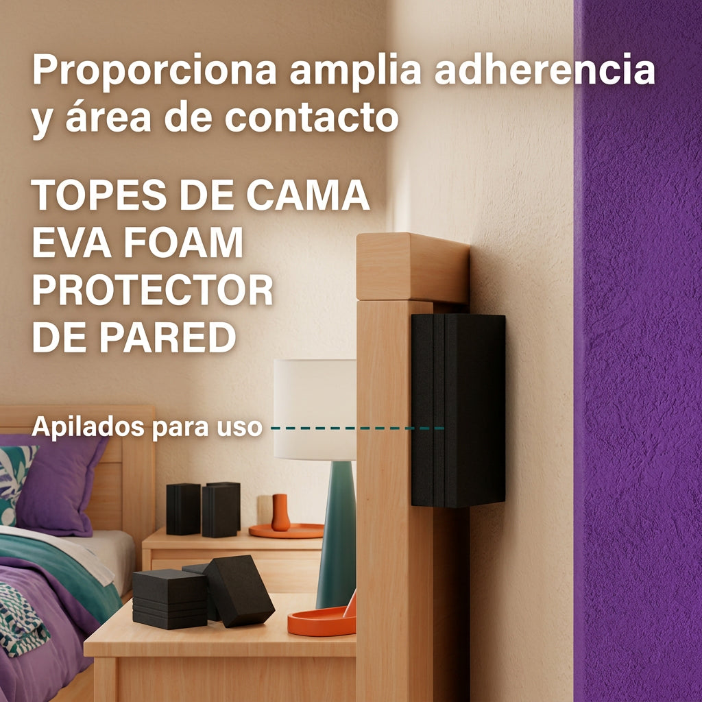 Topes De Cama Eva Foam Protector De Pared
