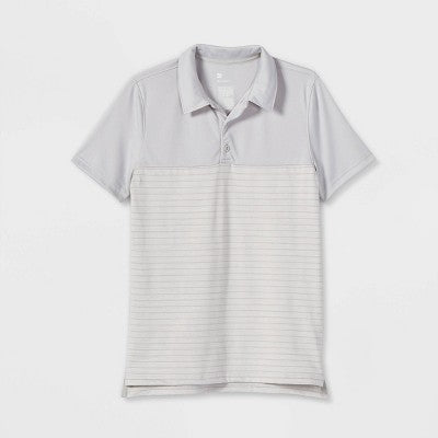 Remera niño MC polo rayas All in Motion