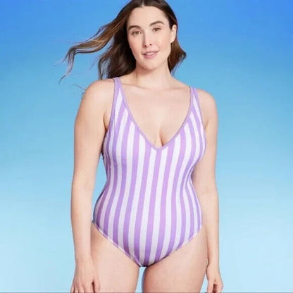 Bikini dama TG entero Kona sol rayas