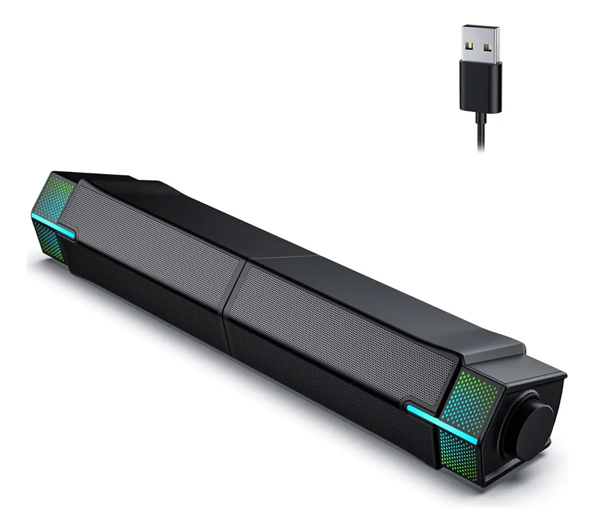 Altavoz gamer Bluetooth estilo barra con luces RGB noyo