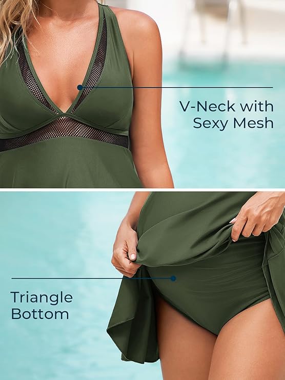 Bikini Summer Mae enterizo 2 en 1 plus size