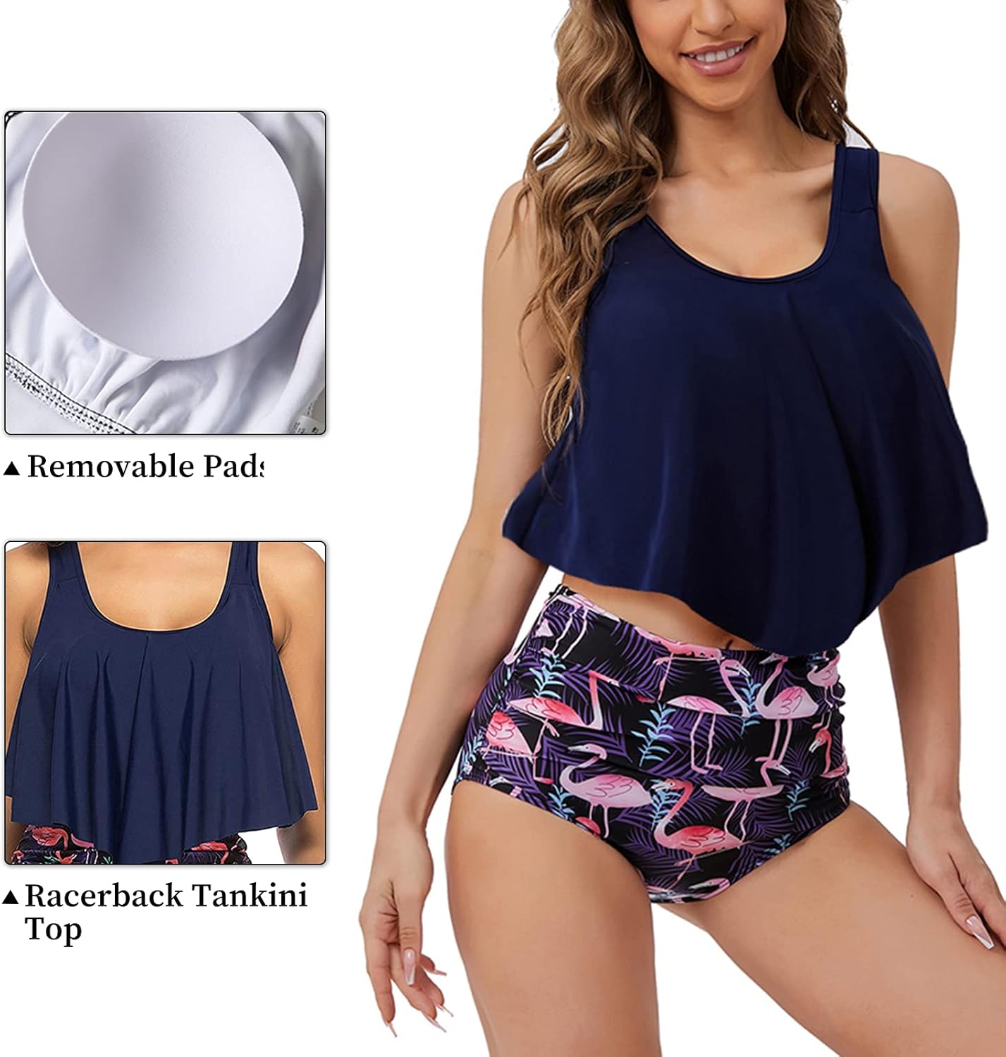 Bikini TA flamenco top con volado