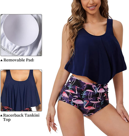 Bikini TA flamenco top con volado