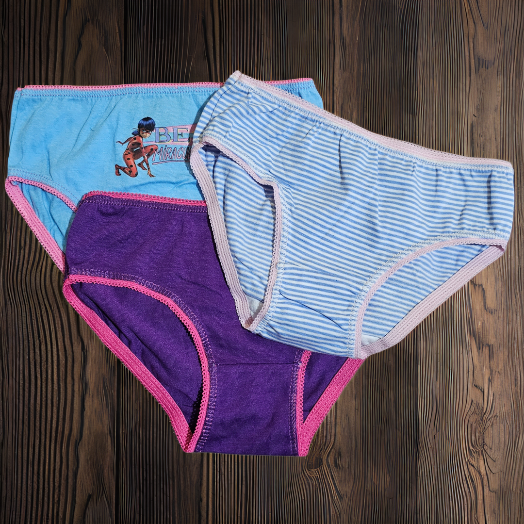 Bombacha niña estampadas set