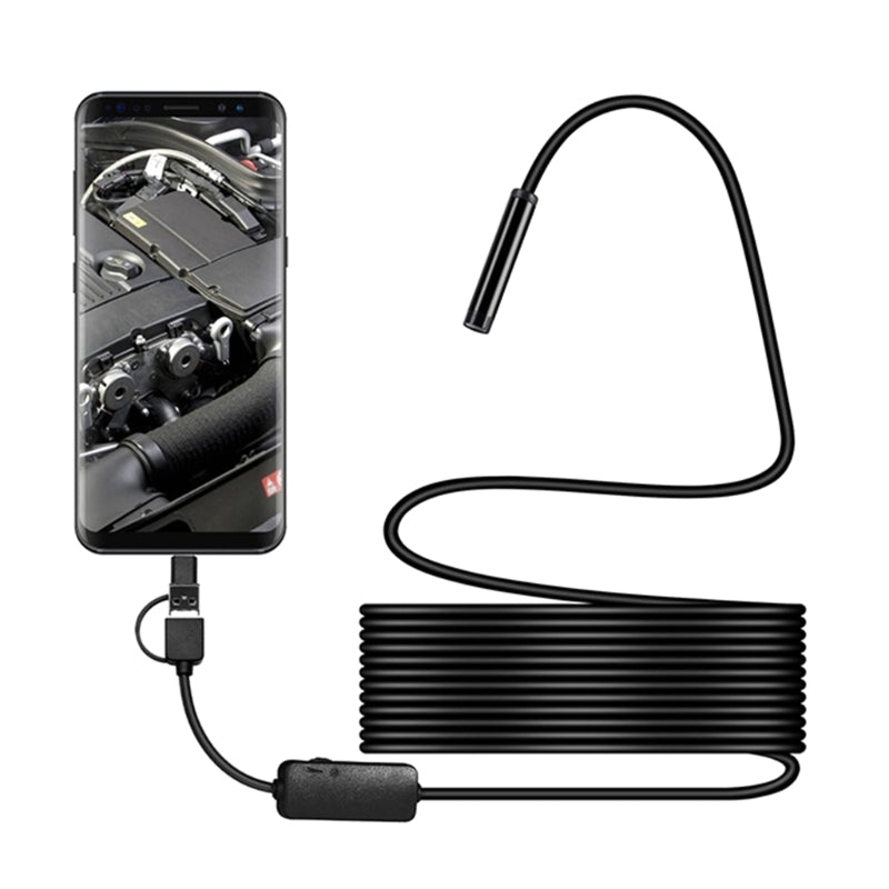 Cámara Endoscópica USB cable rígido o suave