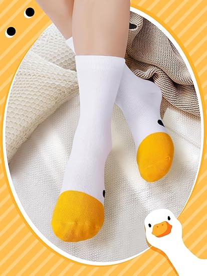 Medias largas con diseño Pato 