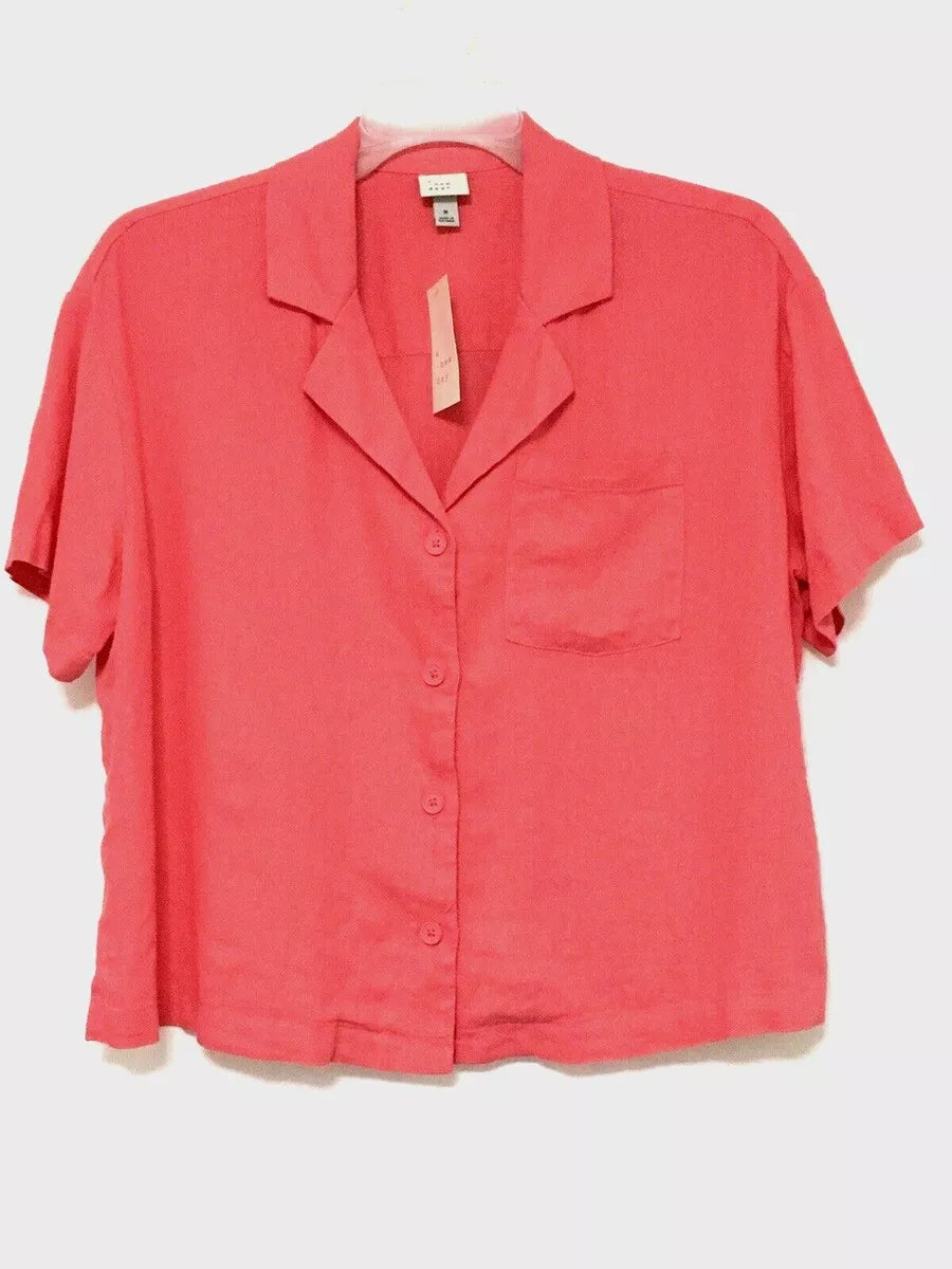 Camisa dama A new Day lino over size