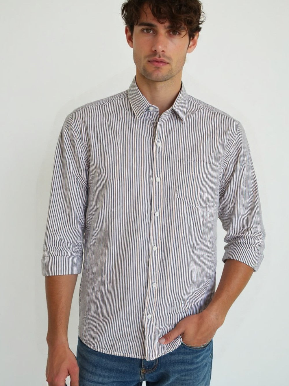 Camisa hombre ML Bogari rayada