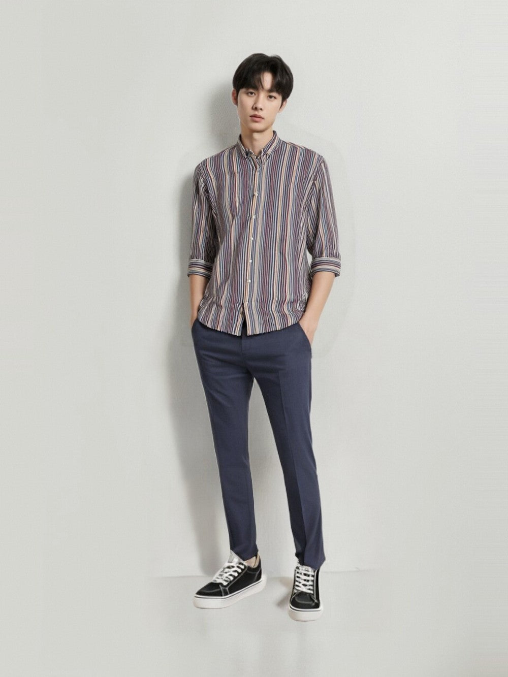 Camisa hombre ML Bogari rayada