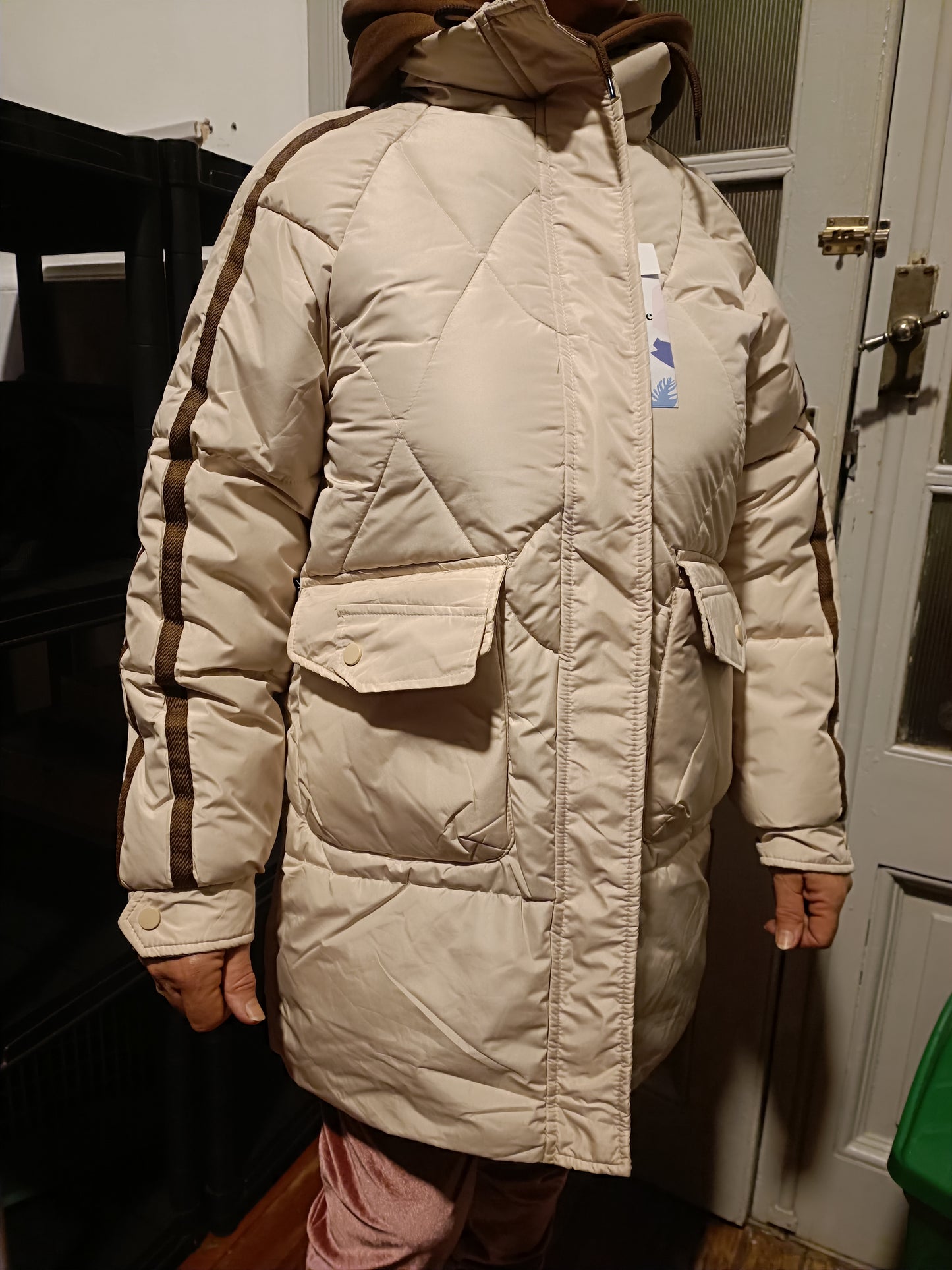 Campera dama Parka inflada Plumon