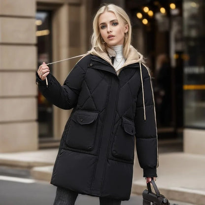 Campera dama Parka inflada Plumon