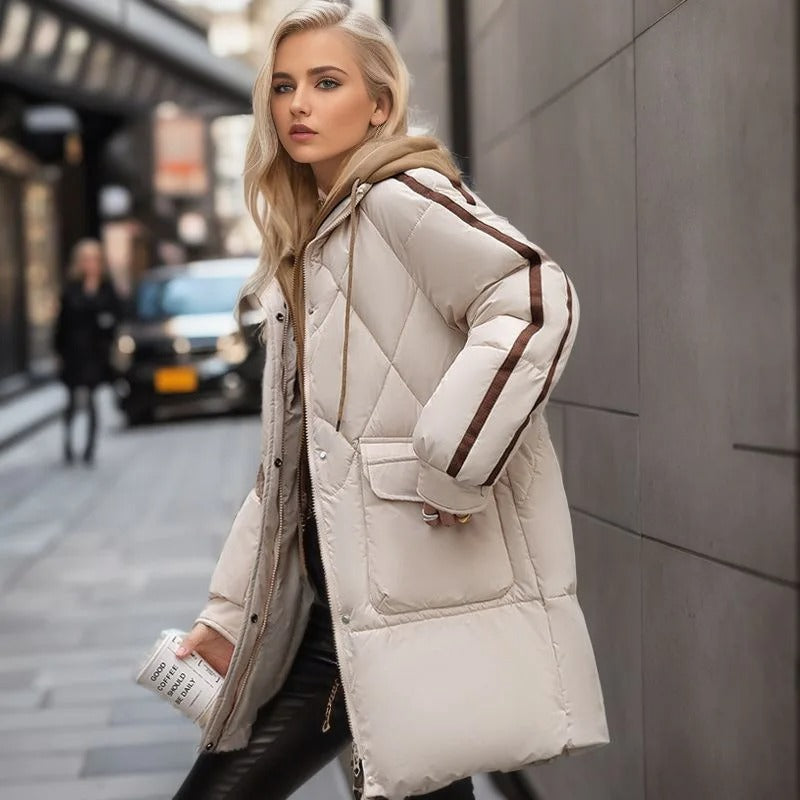 Campera dama Parka inflada Plumon