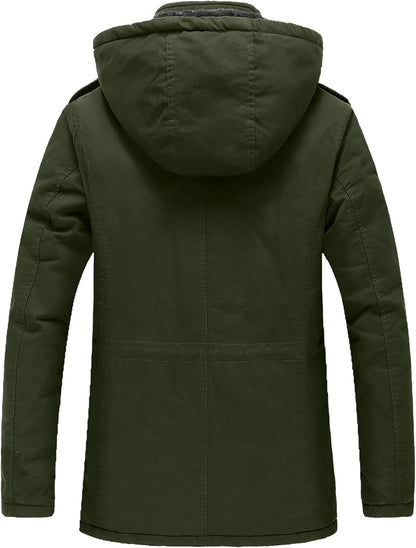 Campera hombre Ouiuxc parka tela forrada