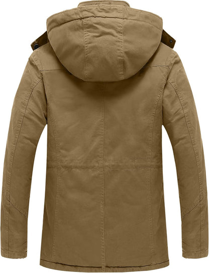 Campera hombre Ouiuxc parka tela forrada