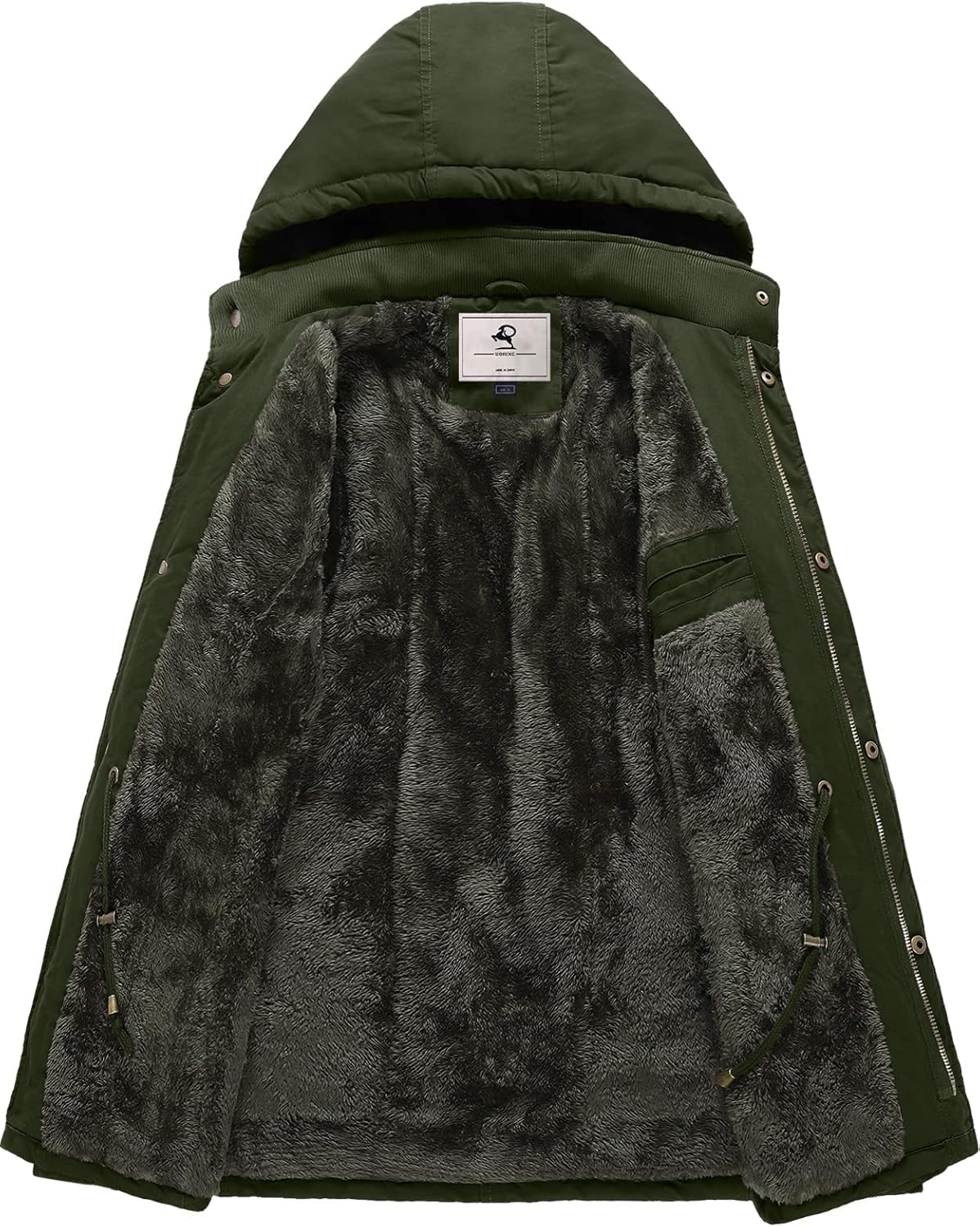 Campera hombre Ouiuxc parka tela forrada