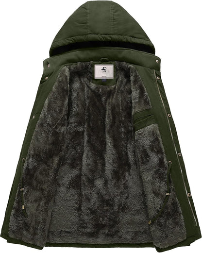 Campera hombre Ouiuxc parka tela forrada