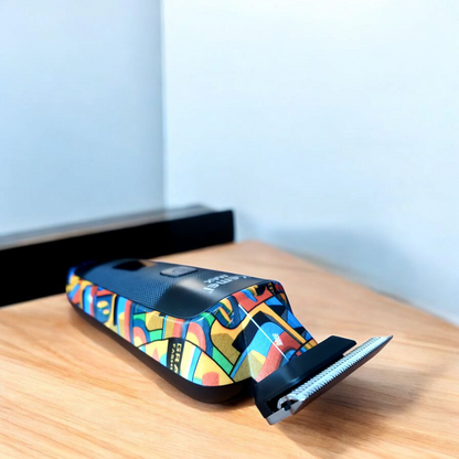 Caortadora de barba y pelo KEMEI colorida