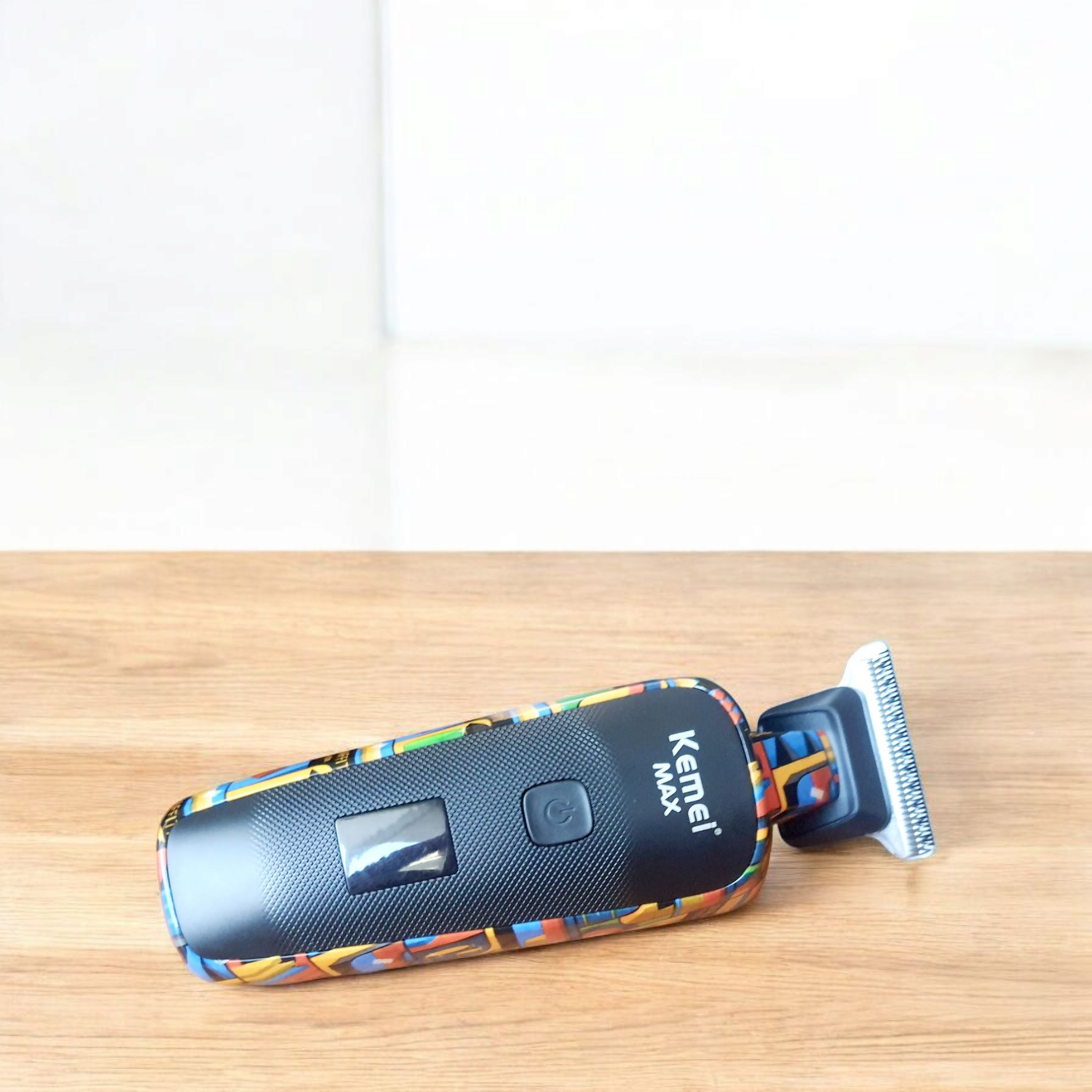 Caortadora de barba y pelo KEMEI colorida