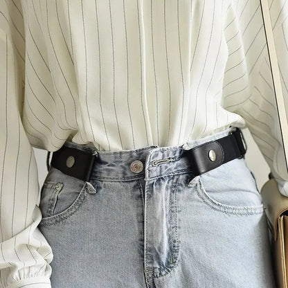 Cinturón invisible, jeans elásticos, diseño simple y elegante colores disponibles 