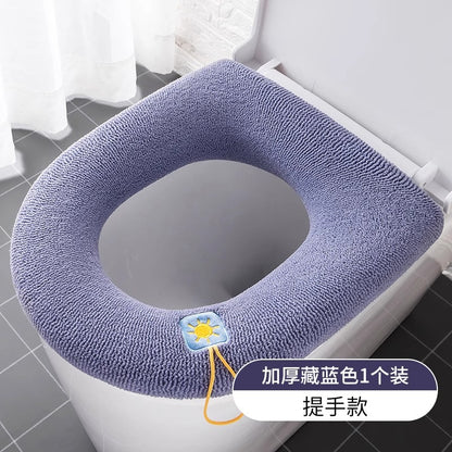 Cojín para Asiento de Inodoro  - Azul Marino