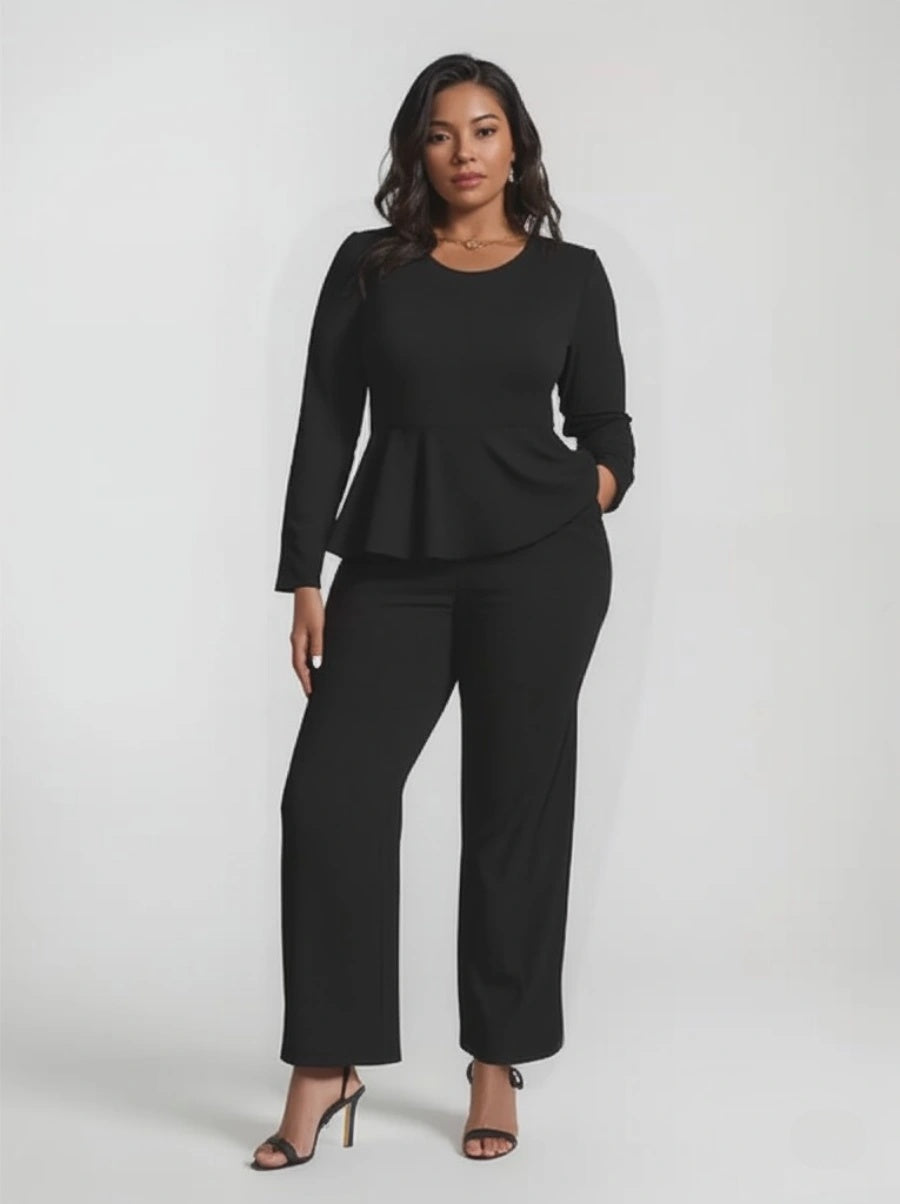 Conjunto dama casual calza y blusa ML